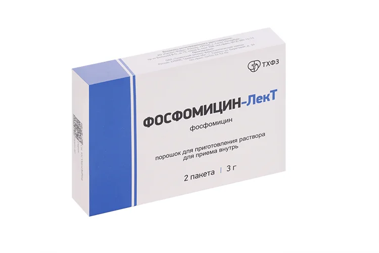 Фосфомицин-ЛекТ порошок 3 г 2 шт