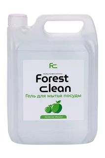 Гель Forest clean Зеленое яблоко для мытья посуды 5 л