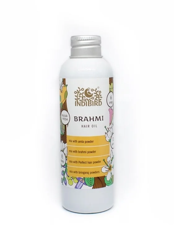 Масло Indibird Brahmi Hair Oil снятие усталости / релакс / рост волос, 150 мл