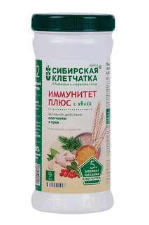 Клетчатка Сибирская Иммунитет плюс с хвоей 300 гр