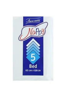 Простыни Ангелина Nappy гигиенические 60×120 см, 5 шт