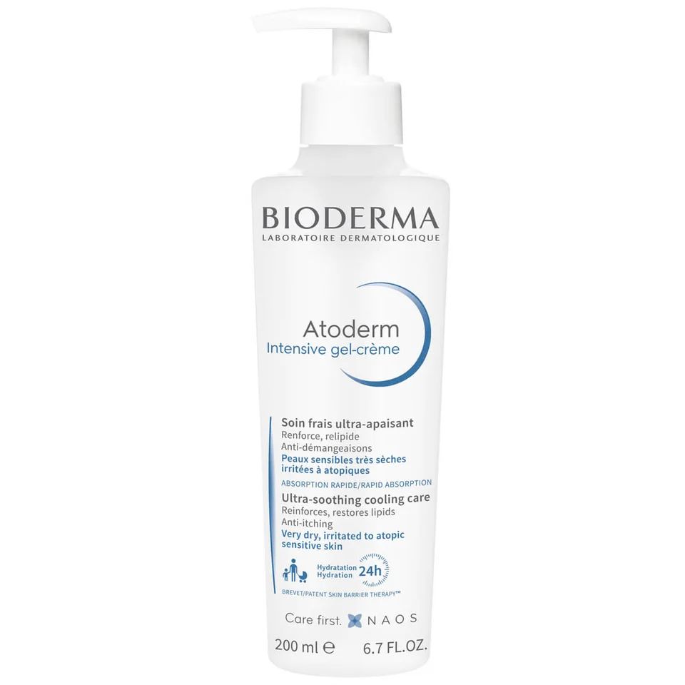 Atoderm Интенсив Гель-крем Освежающий при атопии и экземе для всей семьи, 200 мл, Bioderma