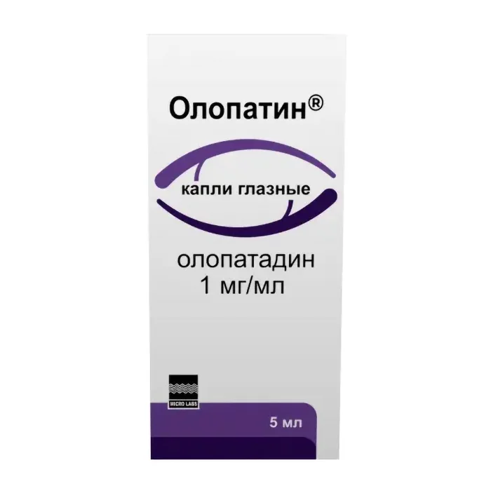 Олопатин капли 1 мг / мл 0.001 мл