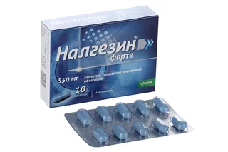 Налгезин форте 550 мг 10 шт таблетки покрытые пленочной оболочкой