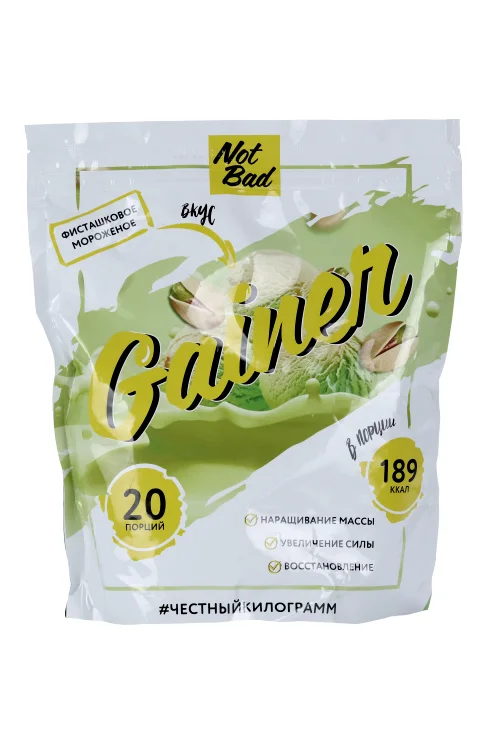 Гейнер NotBad Gainer вкус фисташкового мороженого 1 000 гр