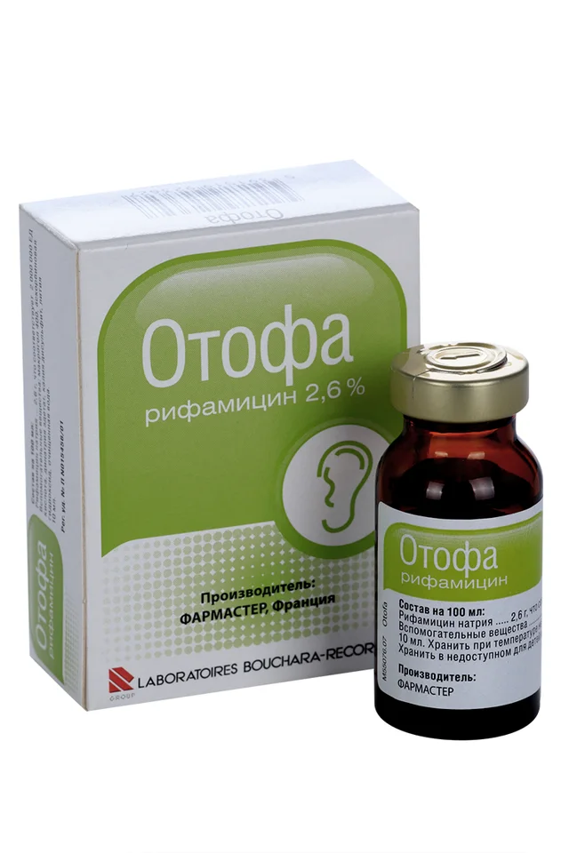Отофа капли 2.6 % 10 мл