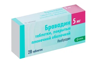 Ивабрадин Медисорб 5 мг 28 шт таблетки покрытые пленочной оболочкой