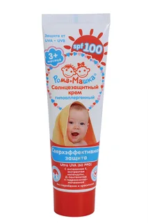 Крем детский Рома+Машка солнцезащитный SPF100 100 мл