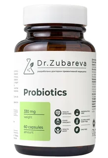 Пробиотики "Dr. Zubareva" 330 мг 60 капсул