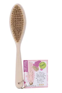 Щетка DRY Brush березовая для сухого массажа с щетиной кабана