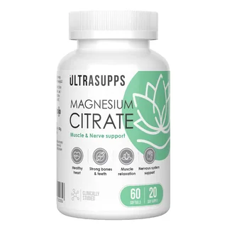 Цитрат магния 60 капсул Ultrasupps