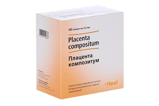 Плацента композитум 2,2 мл 100 шт раствор для внутримышечного введения гомеопатический