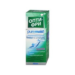 Опти фри пюр мойст раствор для контактных линз 300 мл