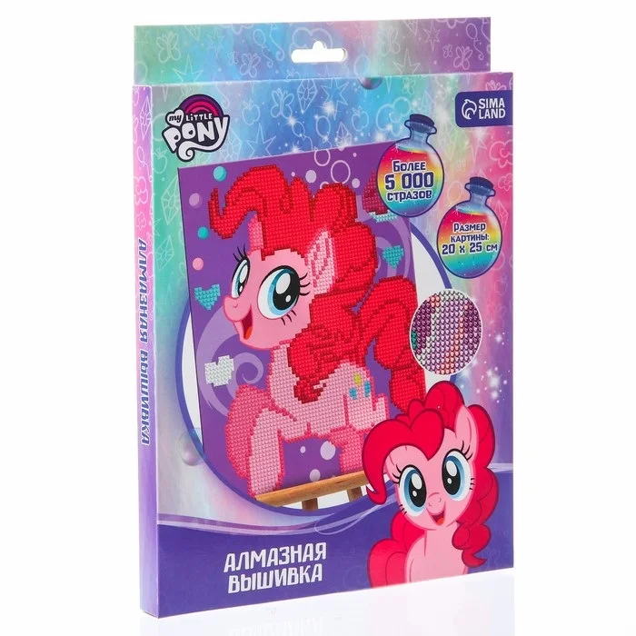 Алмазная мозаика Hasbro для детей Пинки Пай My little pony