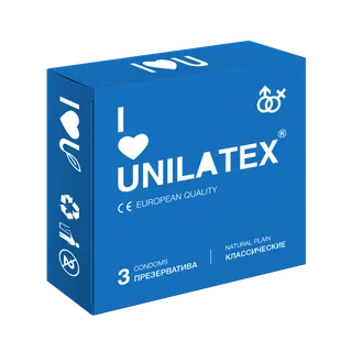 Презервативы Unilatex Natural Plain 3 шт