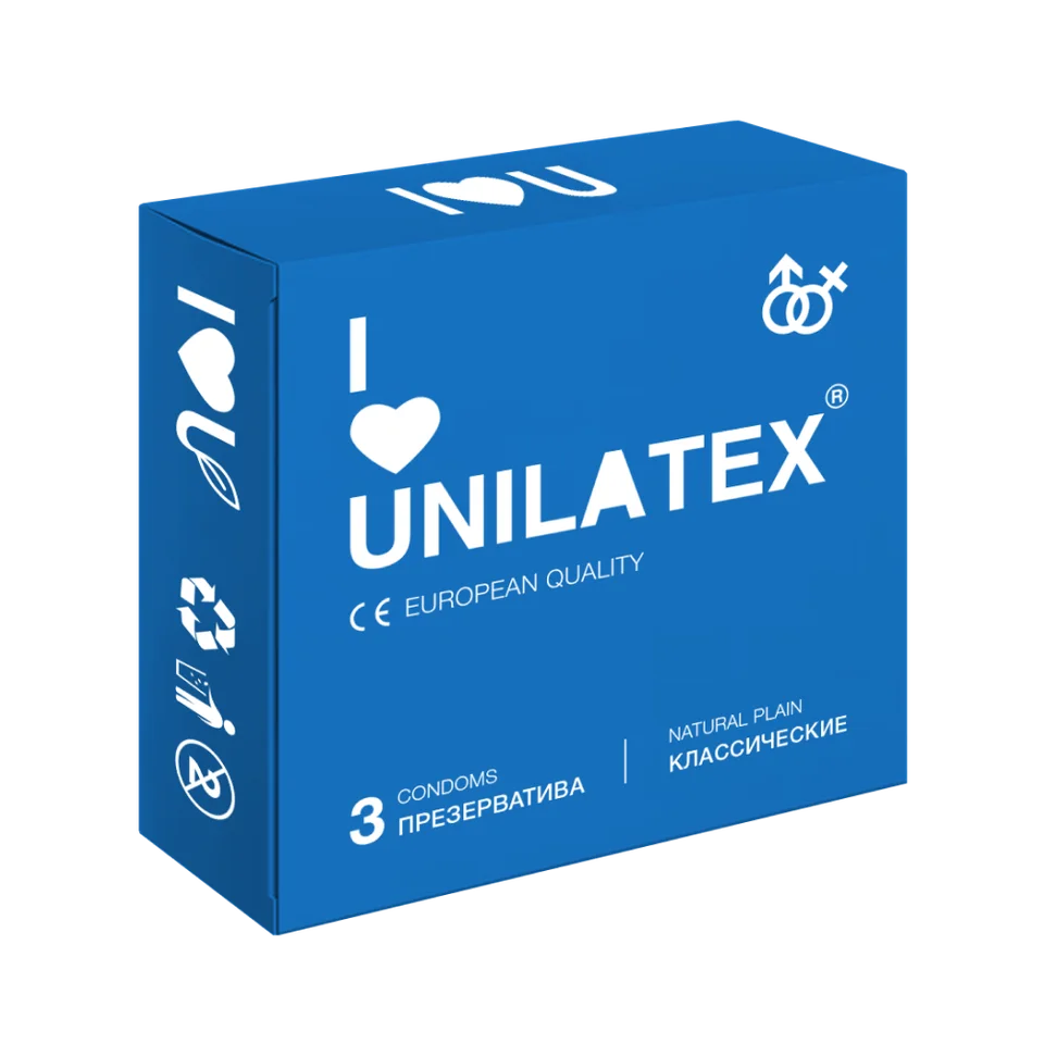 Презервативы Unilatex Natural Plain 3 шт