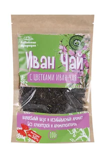 Иван-чай ферментированный с цветками иван-чая 100 гр крафт-пакет