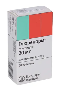 Глюренорм 30 мг 60 шт таблетки