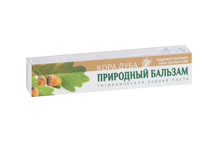 Зубная паста Природный бальзам Кора дуба 90 гр