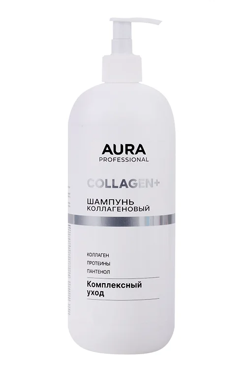 Шампунь Aura Professional коллагеновый комплексный уход 1 л