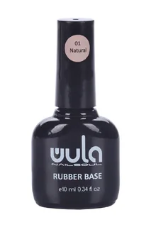 База Wula nailsoul Каучуковая камуфлирующая тон 01 натуральный 10 мл