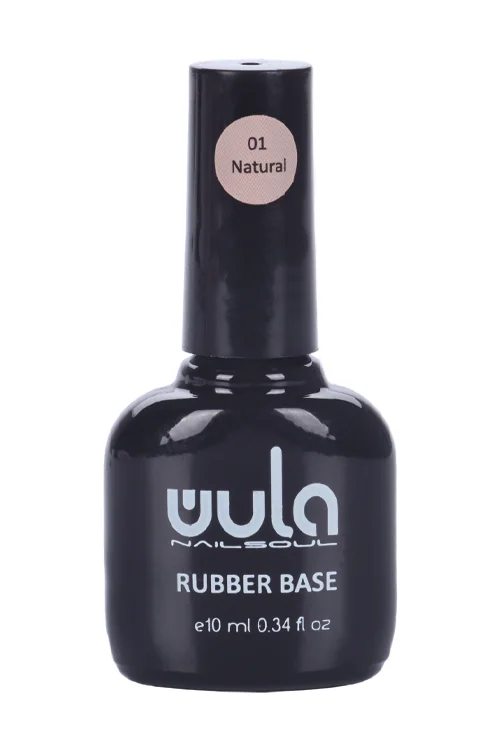 База Wula nailsoul Каучуковая камуфлирующая тон 01 натуральный 10 мл