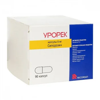 Урорек капсулы 8 мг 90 шт