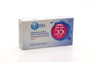 Линзы Maxima 55 UV контактные R 8,6 DIA 14,2 (диоптрия -3,75) 6 шт