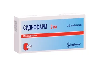 Сиднофарм 2 мг 30 шт таблетки