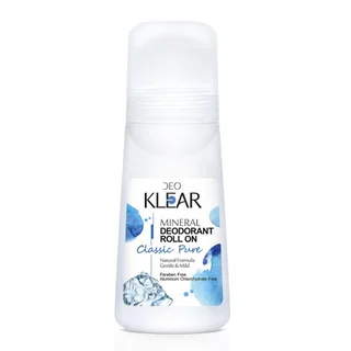 Минеральный роликовый дезодорант DeoKlear Classic Pure без отдушек 65 мл