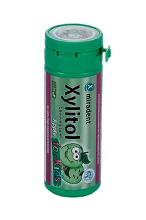 Резинка жевательная Miradent Xylitol со 100% ксилитом яблоко 30 шт