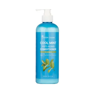 Кондиционер Queen Charm Cool Mint Anti-Agingo Освеж экстракт мяты 10% для волос, 500 мл