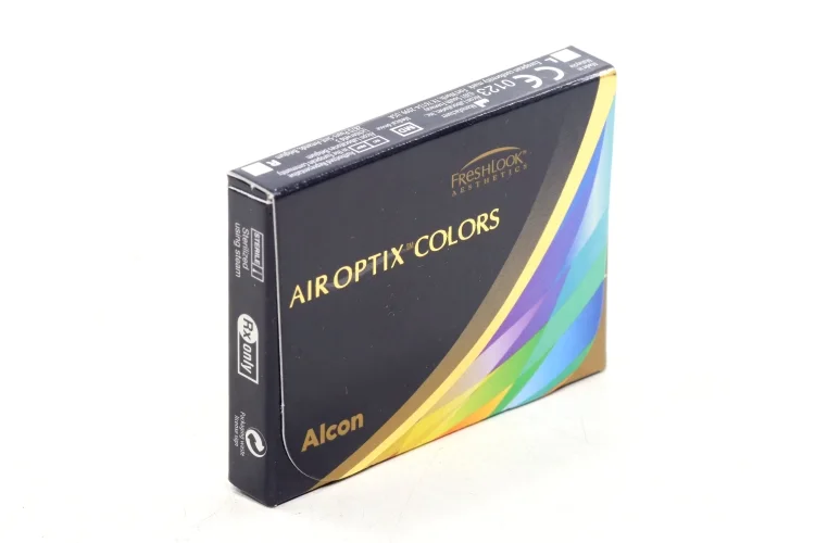 Линзы Alcon Air Optix Colors контакт цвет ежемес (диоптрия -2,0) 2 шт серебристый серый