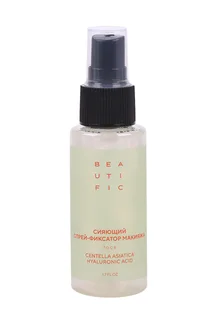 Спрей-фиксатор Beautific Glow For Real сияющий для макияжа 50 мл