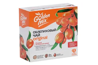 Чай облепиховый Golden Mix Original Алтайский букет 18 гр 21 шт стик-саше