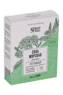 Соль морская Планета СпаАлтай Суставная мент / камф / экс полын / тысячелистн 200 гр