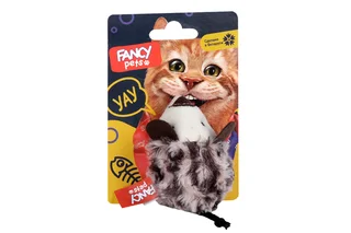 Игрушка для животных Fancy Pets мышь мягкая 7 см бежевый / коричневый