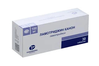 Ламотриджин Канон 100 мг 30 шт таблетки