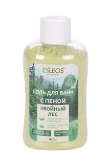 Соль для ванн Олеос Хвойный лес с пеной 425 гр