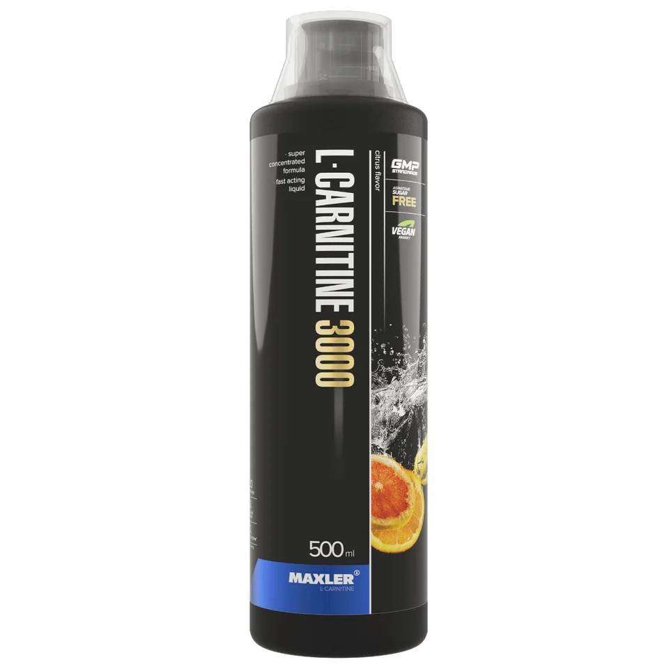 L-карнитин (L-Carnitine) 3000, вкус Цитрус, 500 мл, Maxler