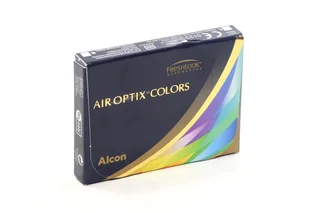 Линзы Alcon Air Optix Colors контакт цвет ежемес (диоптрия -1,75) 2 шт серебристый серый