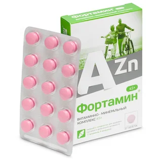 Витаминно-Минеральный компл Фортамин от А до Цинка 45 плюс 30 шт таблетки