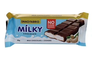 Шоколад Snaq Fabriq молочный с молочно-ореховой пастой 55 гр
