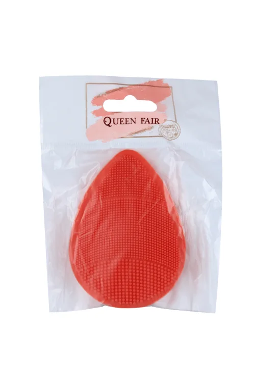 Щетка Queen fair для умывания Капля на присоске 9 см цвет Микс