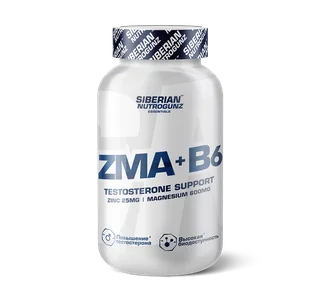 Siberian Nutrogunz "ZМА+В6" (ZMA) - 60 капсул 800 мг