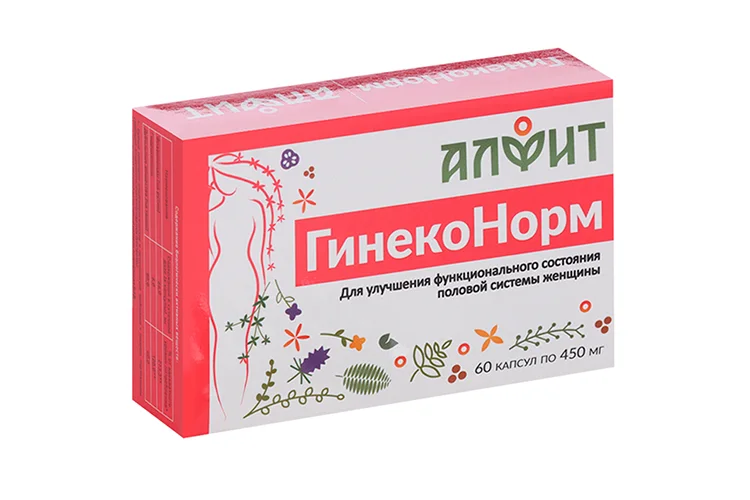 Гинеконорм 450 мг 60 шт капсулы