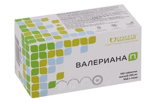 Валериана П таблетки 205 мг 100 шт