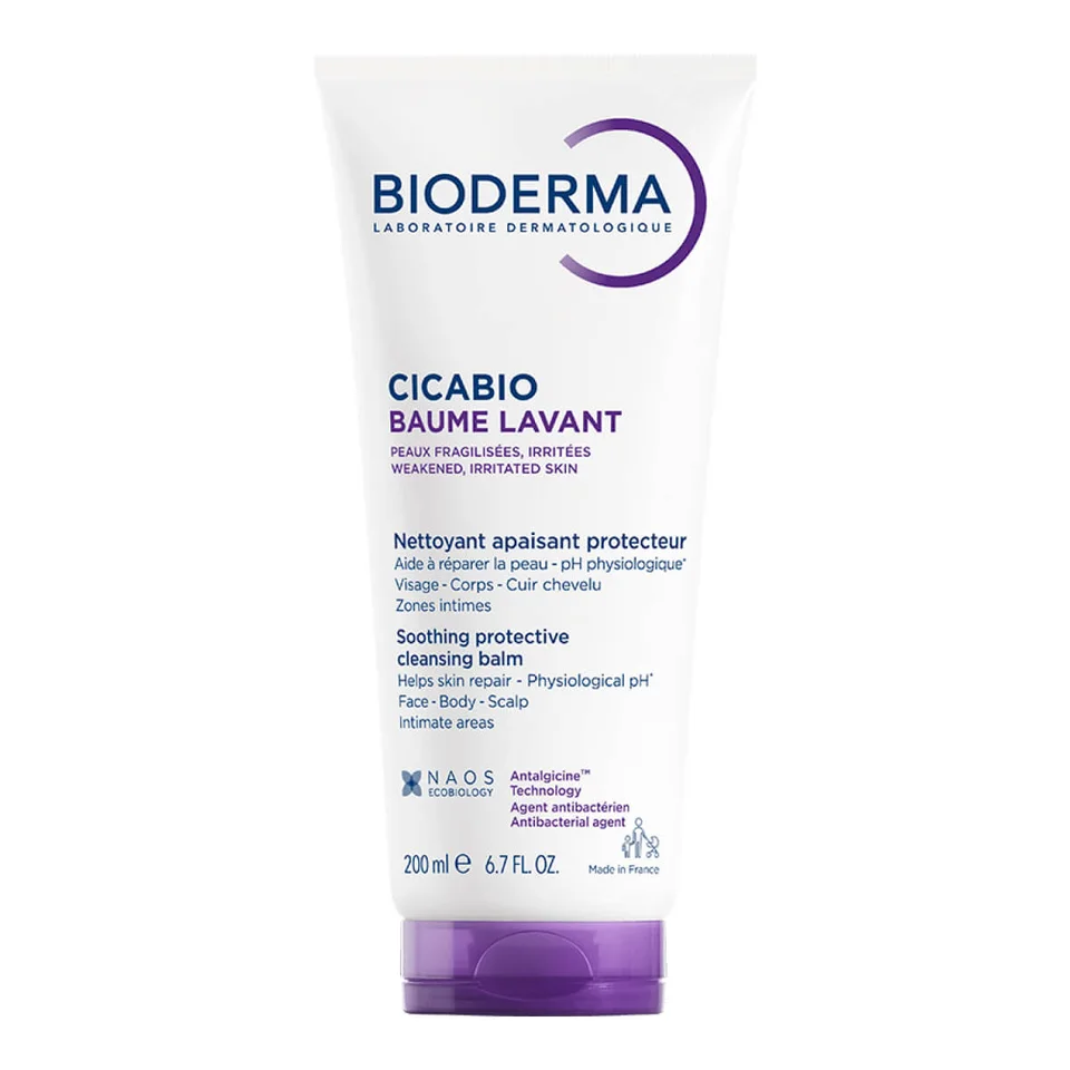 Восстанавливающий очищающий бальзам Cicabio, 200 мл, Bioderma