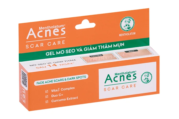 Гель Mentholatum Acnes для лица витамин против акне / постакне / черных точек экстракт куркумы 12 гр