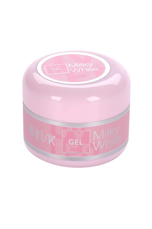 Гель Irisk Milky white для наращивания ногтей 15 мл